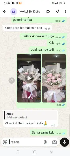 Testimonial Buket Bunga girimekar