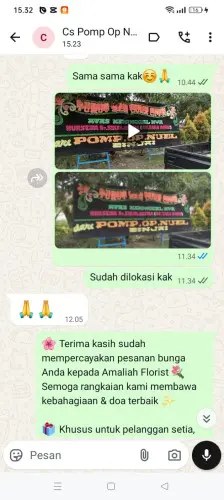 Testimonial Papan Bunga girimekar