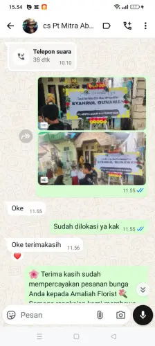 Testimonial Papan Bunga girimekar