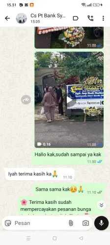 Testimonial Papan Bunga girimekar