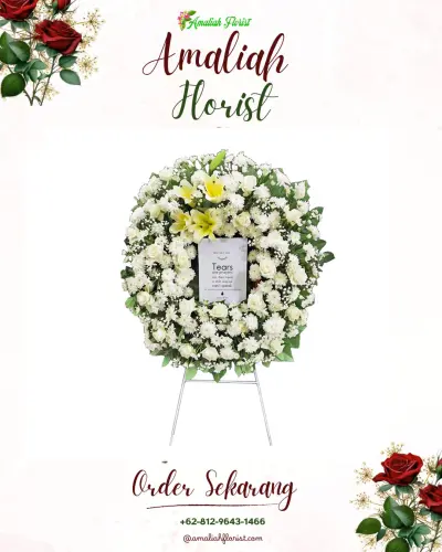 Krans Bunga Duka Cita girimekar